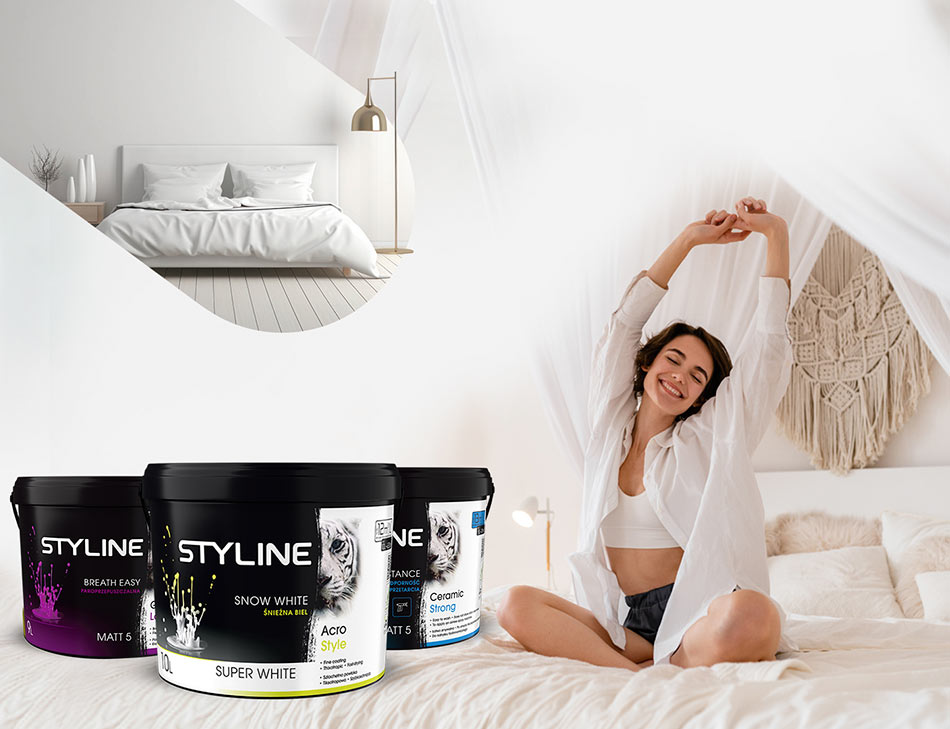 Rodzaje farb do sypialni