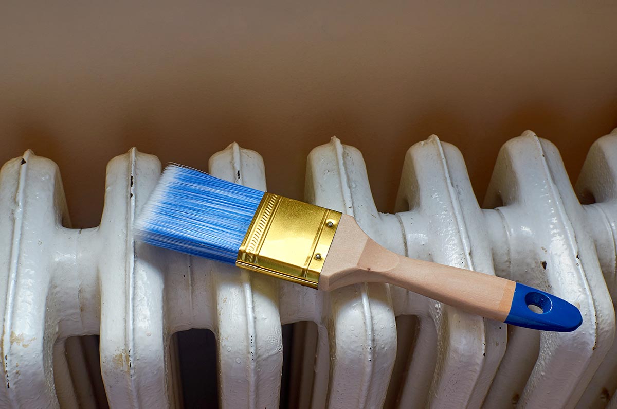 Przygotowanie grzejnika do malowania