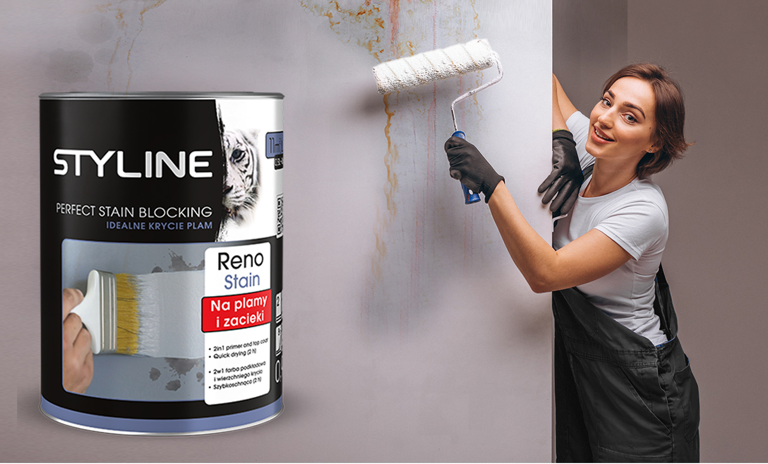 RENO STAIN Farba na trudne plamy